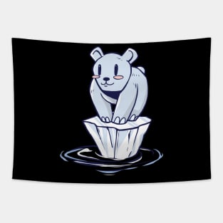 global warming environment POLAR BEAR  Tapestry