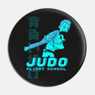 Judo Seoi Nage Flight School Pin