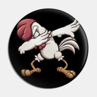 Dabbing Chicken Pin