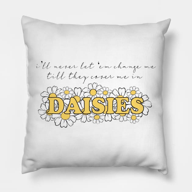 Katy Perry Daisies Pillow by CMORRISON12345