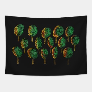 Cross stitch trees Tapestry