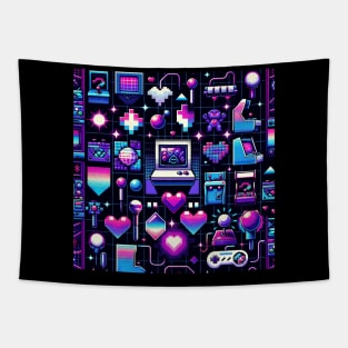 Retro 90s Vibe - Vintage Style Fashion Tee Tapestry