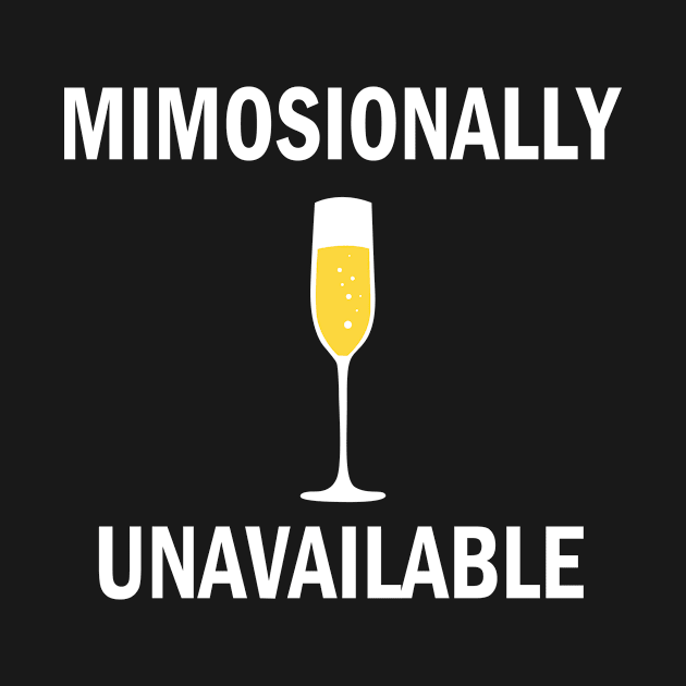 white Mimosionally Unavailable by kulonan_shirt