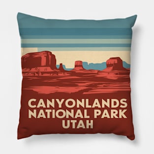 Canyonlands Utah - Minimalistic Design Pillow