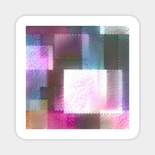 Blurred Squares Magnet