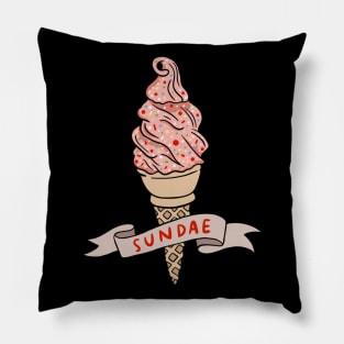 Ice Cream - Sunday Mood Pillow