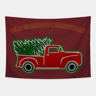 Festive Holiday Old Fashion Christmas Tapestry