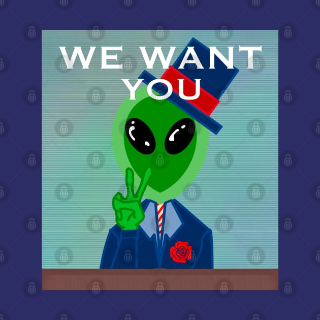The aliens want you! by MerchForTheMind