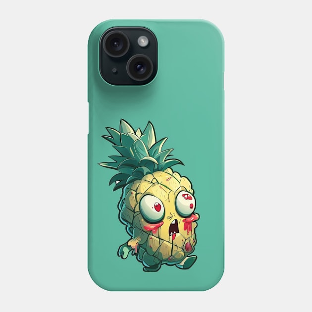 Zombie Pineapple - Peety Phone Case by CAutumnTrapp