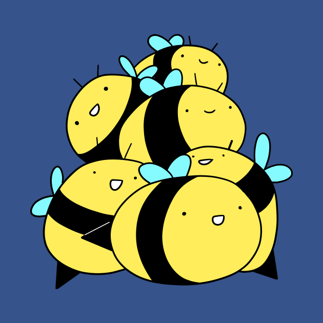 Bee Pile by saradaboru