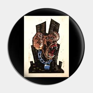 Urban Baboon Print Pin