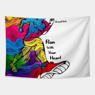 Run with Your Heart Tapestry