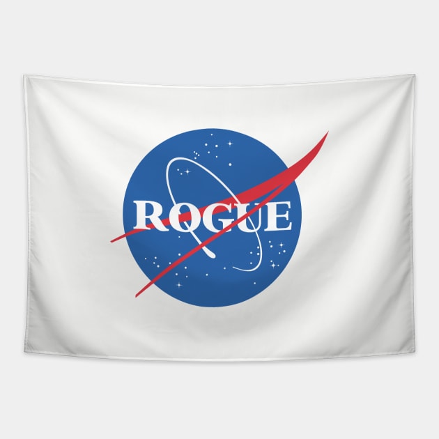 Rogue (NASA Logo) Parody T-Shirt Tapestry by StrangeFox