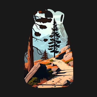 Hiking Trail Backpack (Version 2) T-Shirt