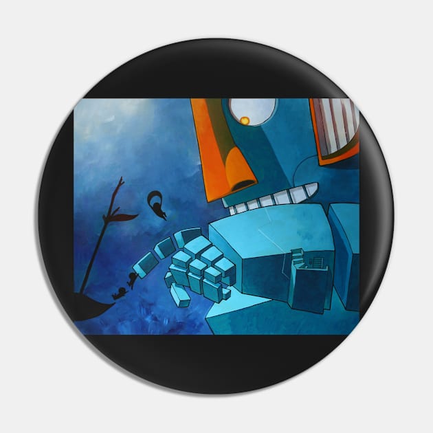 Blue robot house. Pin by BatistaStudio