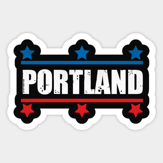 Portland Oregon Or Us Army Style Portland Sticker Teepublic