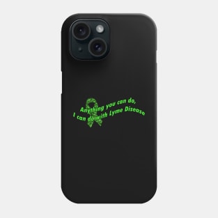 Lyme tshirt dark background Phone Case