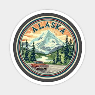 Alaska State USA Design Magnet