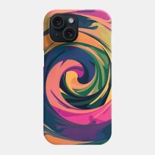 Rainbow Spiral 12 Phone Case