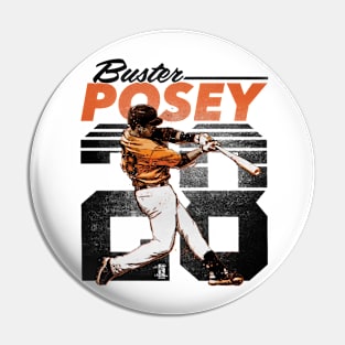 Buster Posey San Francisco Retro Pin