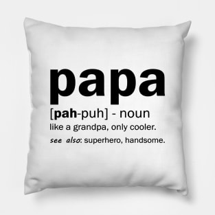 Definition Of A Papa Pillow