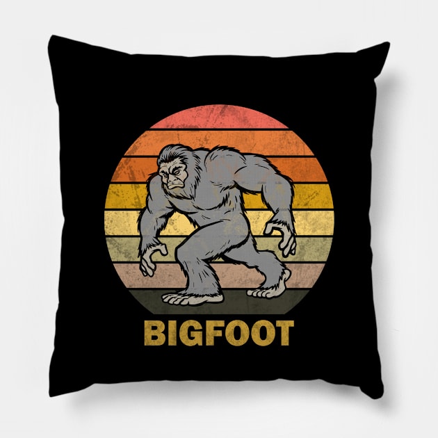 Bigfoot Pillow by valentinahramov