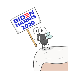 Biden Harris Fly on Mike Pence's Head T-Shirt