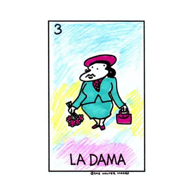 Loteria Apes #3: La Dama by WalterMoore