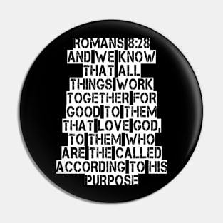 Romans 8:28 Pin