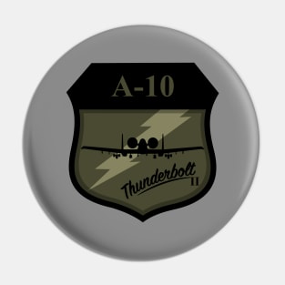 A-10 Warthog Patch (subdued) Pin