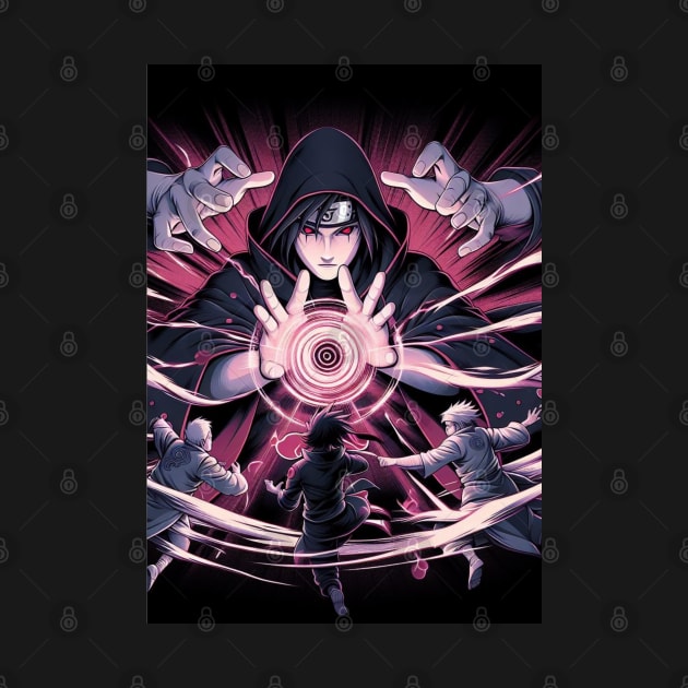 Itachi casting genjutsu 2nd edition by Cuddle : Prints & Designs