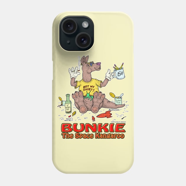 Bunkie Begs Phone Case by JEAndersonArt