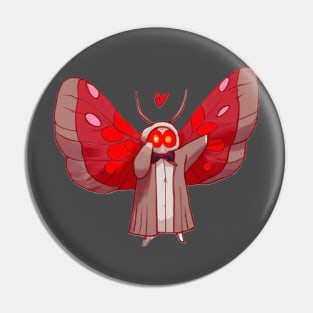 Moth Man Red Pin