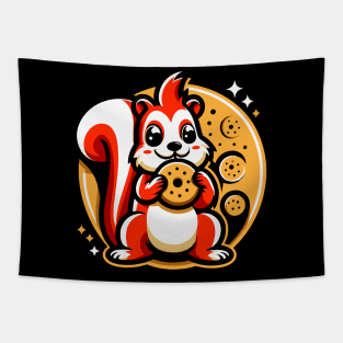 Squirrel-taste the biscuit Tapestry