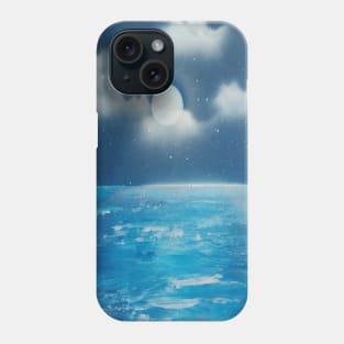 Evening at the ocean Phone Case