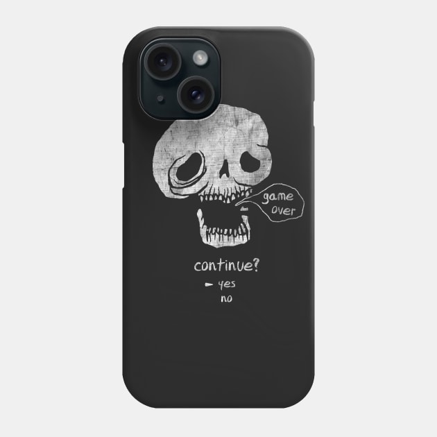 Game Over Phone Case by trashgoods