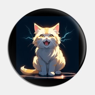 Cute Electric Cat Pin