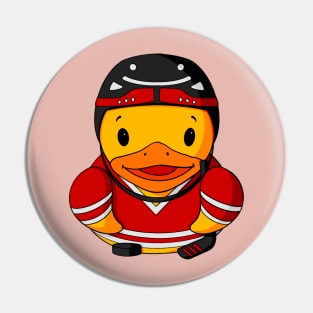 Hockey Rubber Duck Pin