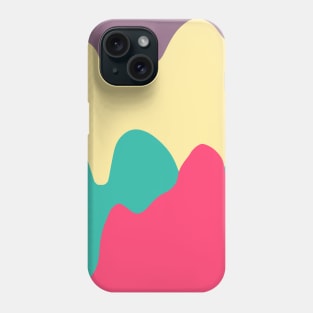 Pocket - Jet Splash Colors Pink Green Phone Case