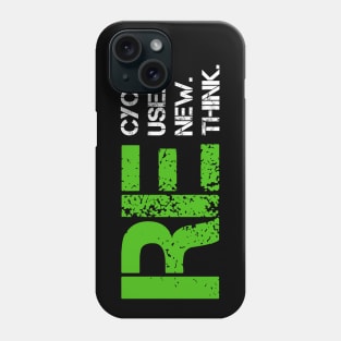 Reduce Reuse Recycle Rethink World Environment Day Gift Phone Case