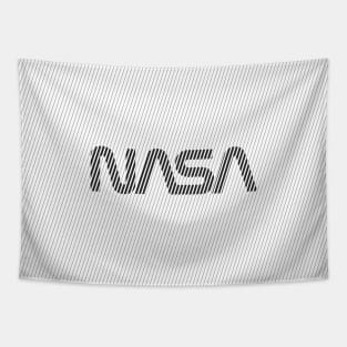 Scratched NASA logo Tapestry