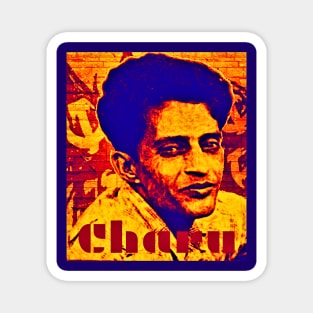 Charu Majumdar Naxalite Revolutionary Leader Blue & Orange Magnet