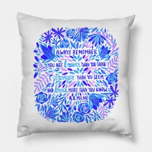 Indigo - "Always Remember" Pillow