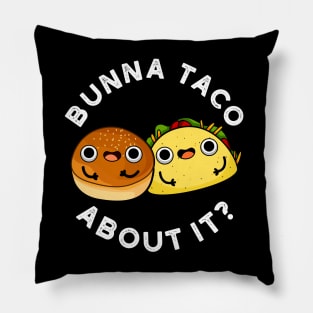 Bunna Taco About It Cute Food Pu Pillow