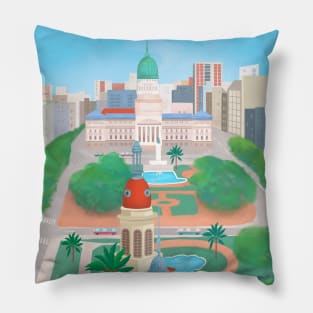 Buenos Aires city, Argentina Pillow