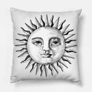 Sun Face Pillow