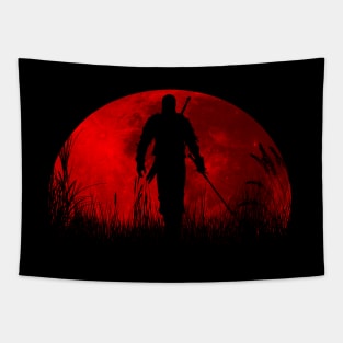 Red moon Tapestry