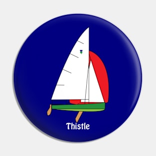 Thistle Sailboat Pin