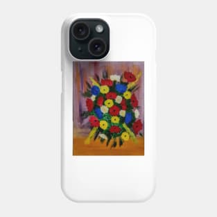 The bunch of mixed flowers . Phone Case