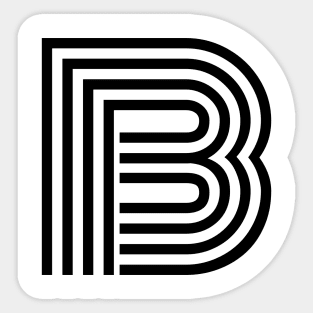 Green color Letter B Sticker for Sale by WECreations